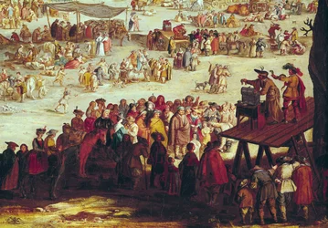The Fair at Impruneta (detail)